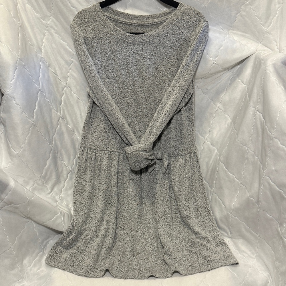 Cat & Jack Gray Knit Casual Dress